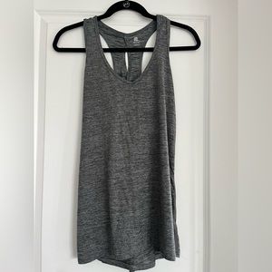 Gray and Blue Racerback Tank Set